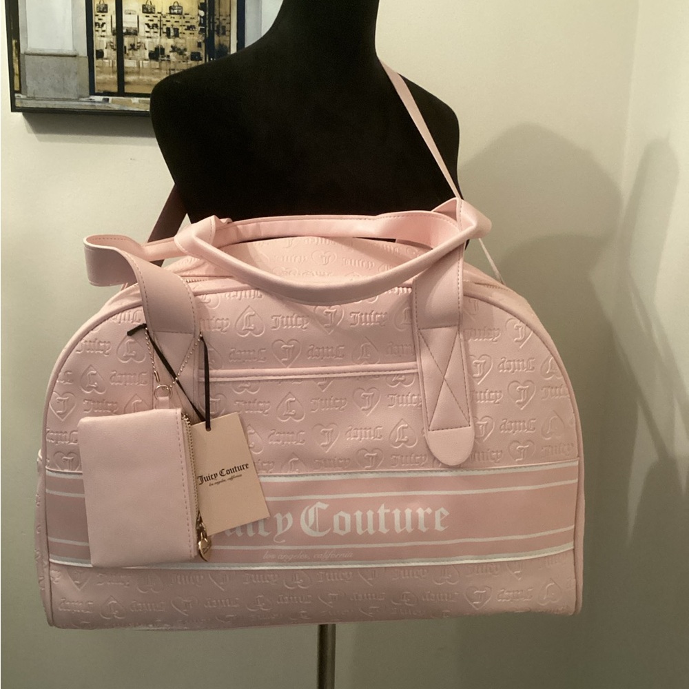 NWT Juicy Couture Light Pink Travel Bag